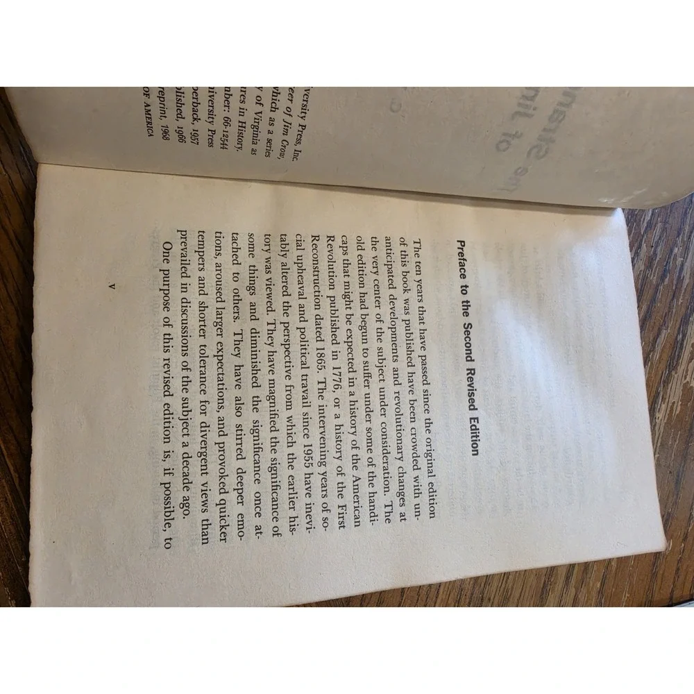 The Strange Career of Jim Crow Paperback 1968 by C Vann Woodward